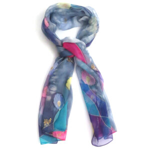 Hand-painted Silk scarf